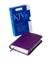 Kjv Pocket Reference Bible, Purple Imitation Leather, Red-letter Text, Kj242:xr Purple Imitation Leather