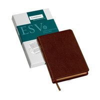 Esv Pitt Minion Reference Bible, Brown Calf Split Leather, Red-letter Text, Es444:xr