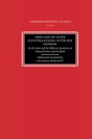 Adelard Of Bath, Conversations With His Nephew: On The Same And The Different, Questions On Natural Science, And On Birds