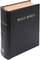 Kjv Lectern Bible, Black Imitation Leather Over Boards, Kj982:xb: Imitation Leather - Black