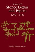 Kingsford's Stonor Letters And Papers 1290-1483