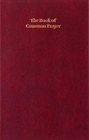 Book Of Common Prayer, Enlarged Edition, Burgundy, Cp420 701b Burgundy