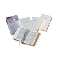 Kjv Wedding Bible, Ruby Text Edition, White French Morocco Leather, Kj223:t: French Morocco Leather - White