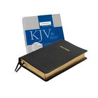 Kjv Concord Reference Bible, Black Edge-lined Goatskin Leather, Kj566:xe: Goatskin Leather - Black