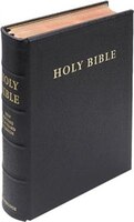 Nrsv Lectern Bible, Black Goatskin Leather Over Boards, Nr936:tb: Anglicized Edition