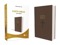 Reina Valera 1960, Santa Biblia Letra Grande, Leathersoft, Café