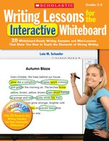 Writing Lessons For The Interactive Whiteboard: Grades 2-4
