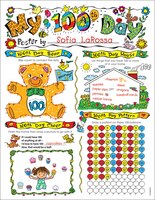 Personal Poster Set: 100th Day: 100th Day: 30 Fill-in Personal Posters for Students to Display with Pride