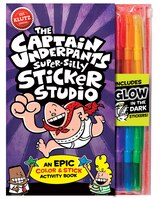 The Captain Underpants Super-Silly Sticker Studio: An EPIC Color & Stick Activity Book