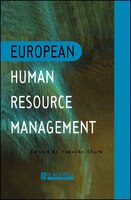 European Human Resource Management: An Introduction to Comparative Theory and Practice