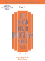 The Second Book of Baritone/Bass Solos Part II: Book/2 CDs Pack
