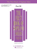The First Book of Soprano Solos, Part III [With 2 CDs]