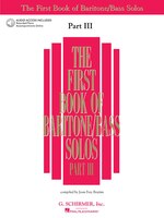 First Book of Baritone/Bass Solos - Part III