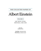 The Collected Papers of Albert Einstein, Volume 2 (English): The Swiss Years: Writings, 1900-1909. (English translation supplement