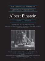 The Collected Papers of Albert Einstein, Volume 15: The Berlin Years: Writings & Correspondence, June 1925-May 1927 - Documentary