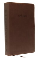 Kjv, Foundation Study Bible, Leathersoft, Brown, Thumb Indexed, Red Letter: Holy Bible, King James Version