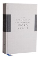 Niv, Lucado Encouraging Word Bible, Cloth Over Board, Gray, Comfort Print: Holy Bible, New International Version