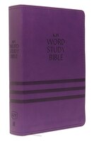 Kjv, Word Study Bible, Leathersoft, Purple, Red Letter: 1,700 Key Words That Unlock The Meaning Of The Bible
