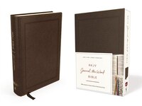 Nkjv, Journal The Word Bible, Bonded Leather, Brown, Red Letter Edition: Reflect, Journal, Or Create Art Next To Your Favorite Ver