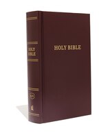 Kjv, Pew Bible, Large Print, Hardcover, Burgundy, Red Letter, Comfort Print: Holy Bible, King James Version