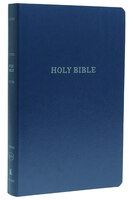 Kjv, Gift And Award Bible, Leather-look, Blue, Red Letter, Comfort Print: Holy Bible, King James Version