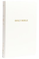 Kjv, Gift And Award Bible, Leather-look, White, Red Letter, Comfort Print: Holy Bible, King James Version