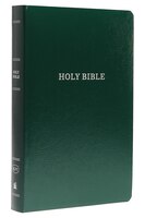 Kjv, Gift And Award Bible, Leather-look, Green, Red Letter, Comfort Print: Holy Bible, King James Version