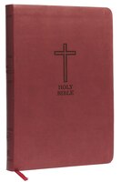 Kjv, Value Thinline Bible, Large Print, Leathersoft, Burgundy, Red Letter, Comfort Print: Holy Bible, King James Version
