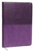 Kjv, Value Thinline Bible, Large Print, Leathersoft, Purple, Red Letter, Comfort Print: Holy Bible, King James Version