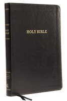 Kjv, Thinline Bible, Large Print, Leathersoft, Black, Red Letter, Comfort Print: Holy Bible, King James Version