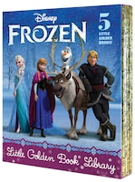 Frozen Little Golden Book Library (disney Frozen): Frozen; A New Reindeer Friend; Olaf's Perfect Day; The Best Birthday Ever; Olaf