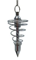 Silver Spiral Pendulum
