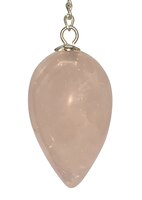 Rose Quartz Tear Drop Pendulum