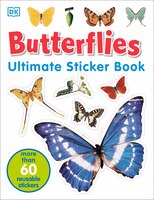 Ultimate Sticker Book: Butterflies: More Than 60 Reusable Full-color Stickers