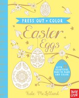 Press Out And Color: Easter Eggs