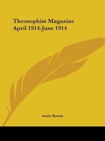 Theosophist Magazine April 1914-June 1914
