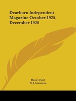 Dearborn Independent Magazine October 1925-December 1926