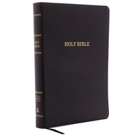 Kjv, Reference Bible, Center-column Giant Print, Bonded Leather, Black, Red Letter, Comfort Print: Holy Bible, King James Version