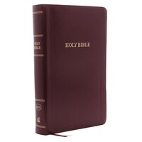 Kjv, Reference Bible, Personal Size Giant Print, Leather-look, Burgundy, Red Letter, Comfort Print: Holy Bible, King James Version