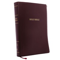 Kjv, Reference Bible, Super Giant Print, Leather-look, Burgundy, Red Letter, Comfort Print: Holy Bible, King James Version