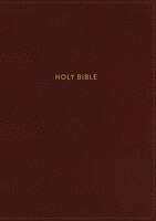 Nkjv, Deluxe Reference Bible, Personal Size Giant Print, Leathersoft, Red, Thumb Indexed, Red Letter, Comfort Print: Holy Bible, N