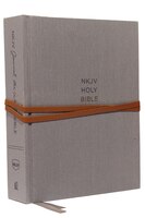 Nkjv, Journal The Word Bible, Cloth Over Board, Gray, Red Letter, Comfort Print: Reflect, Journal, Or Create Art Next To Your Favo
