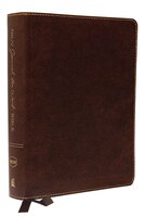 Nkjv, Journal The Word Bible, Bonded Leather, Brown, Red Letter, Comfort Print: Reflect, Journal, Or Create Art Next To Your Favor