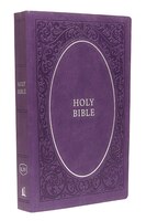 Kjv, Holy Bible, Soft Touch Edition, Leathersoft, Purple, Comfort Print: Holy Bible, King James Version