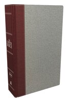 The Nkjv, Open Bible, Cloth Over Board, Gray/red, Red Letter, Comfort Print: Complete Reference System