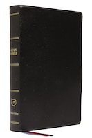 Kjv, Preaching Bible, Premium Calfskin Leather, Black, Comfort Print: Holy Bible, King James Version