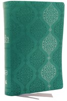 The Kjv, Open Bible, Leathersoft, Green, Red Letter, Comfort Print: Complete Reference System