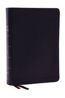Net Bible, Full-notes Edition, Leathersoft, Black, Thumb Indexed, Comfort Print: Holy Bible