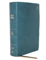 Net Bible, Full-notes Edition, Leathersoft, Teal, Thumb Indexed, Comfort Print: Holy Bible