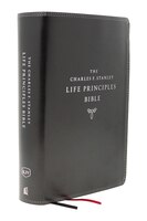 Kjv, Charles F. Stanley Life Principles Bible, 2nd Edition, Leathersoft, Black, Comfort Print: Growing In Knowledge And Understand